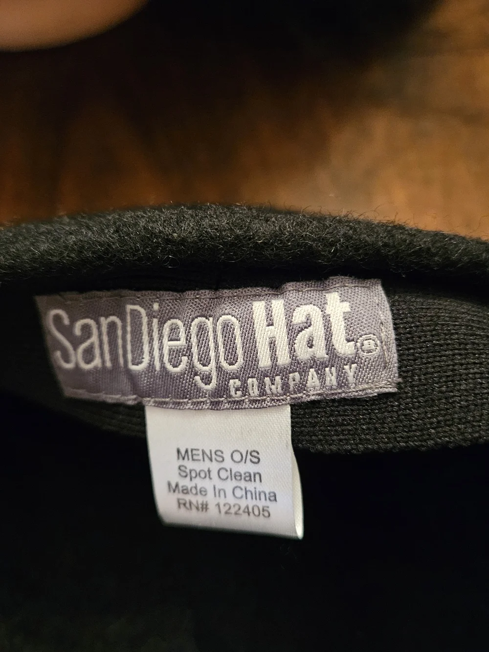 San Diego Hat Company Men's Black Wool Beret